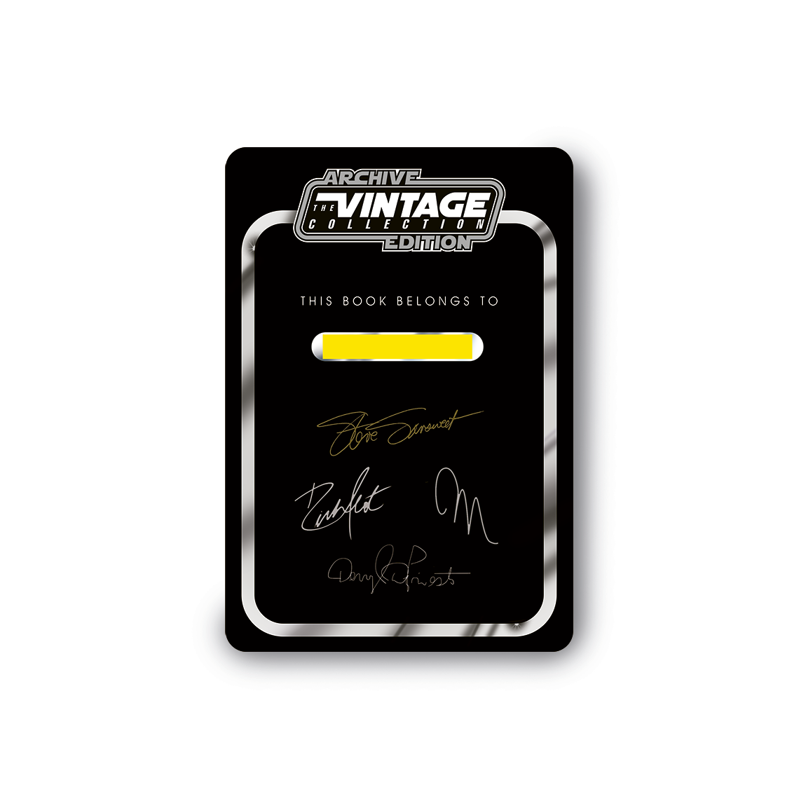 Signed Book Nameplate for Star Wars: The Vintage Collection Archive Book